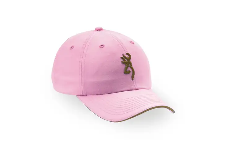 Browning Twill Cap with 3-D Buckmark and Pipe Brim